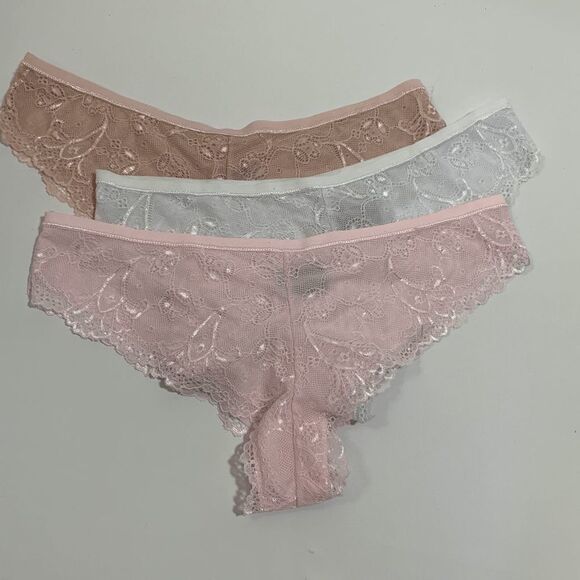 3 Rene Rofe Red Carpet Ready Lace Tanga Thongs XL - Picture 1 of 6